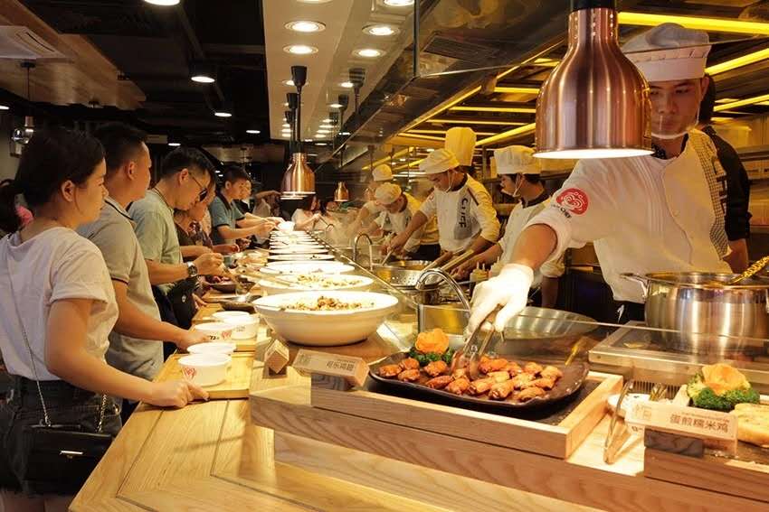 餐飲照明應(yīng)用｜廣州七十二街道餐飲連鎖-佛山火樹(shù)銀花照明